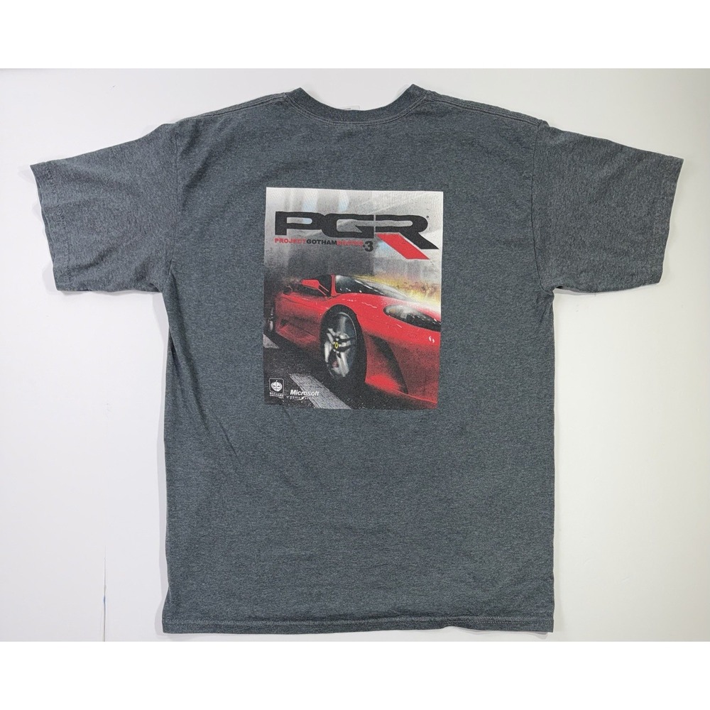 Project Gotham Racing 3 PGR Video Game T Shirt Microsoft Racing Tee Size